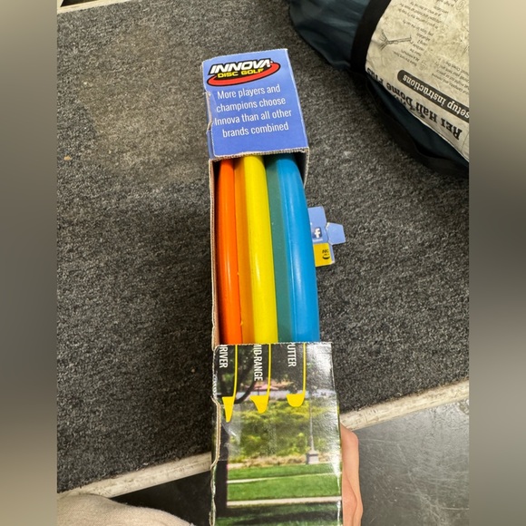 Adidas Disc Golf Set - Purple, Yellow, Orange - Picture 2 of 3